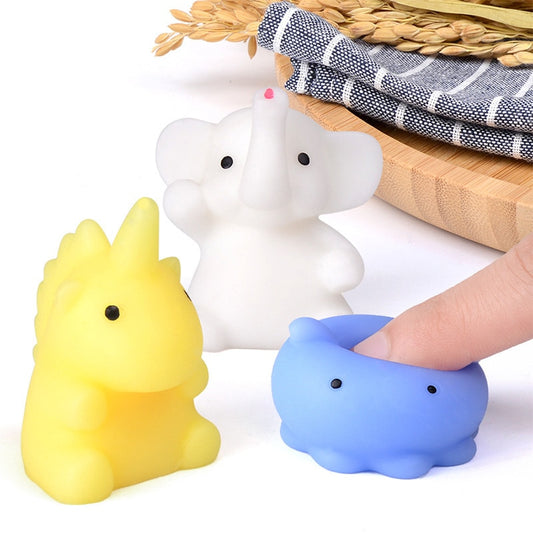 5-10Pcs Mochi Animal Squishy Toys For Kids