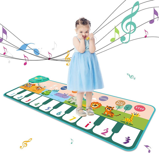 110x36cm Musical Piano Mat Educational Toy for Kids