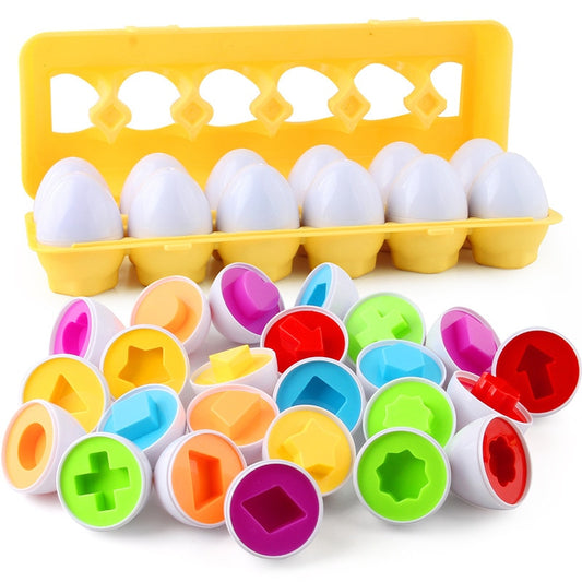 Egg Shape Matching Sorter Toy For Kids