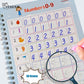 Reusable 3D Textbook For Calligraphy Numbers 0-100 For Kids