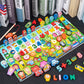 Preschool Montessori Wooden Math Geometry Busy Board