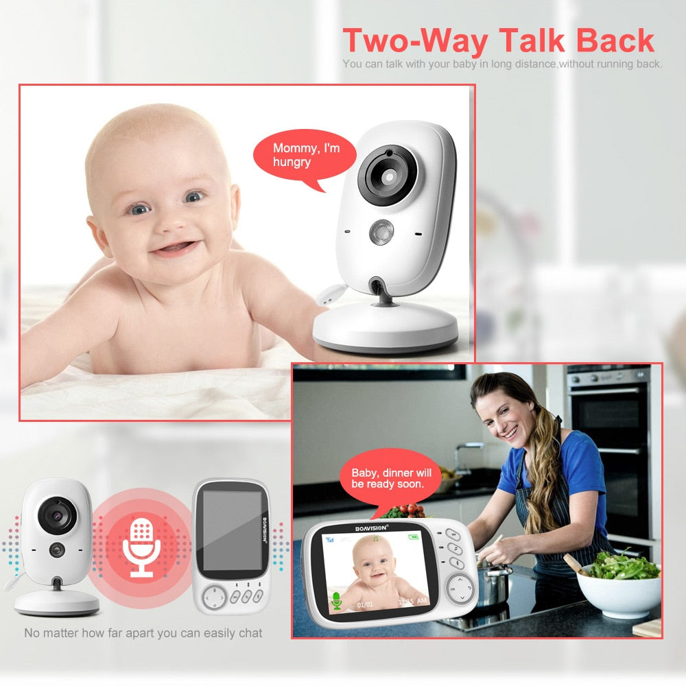 Wireless 2-Way Video Baby Monitor