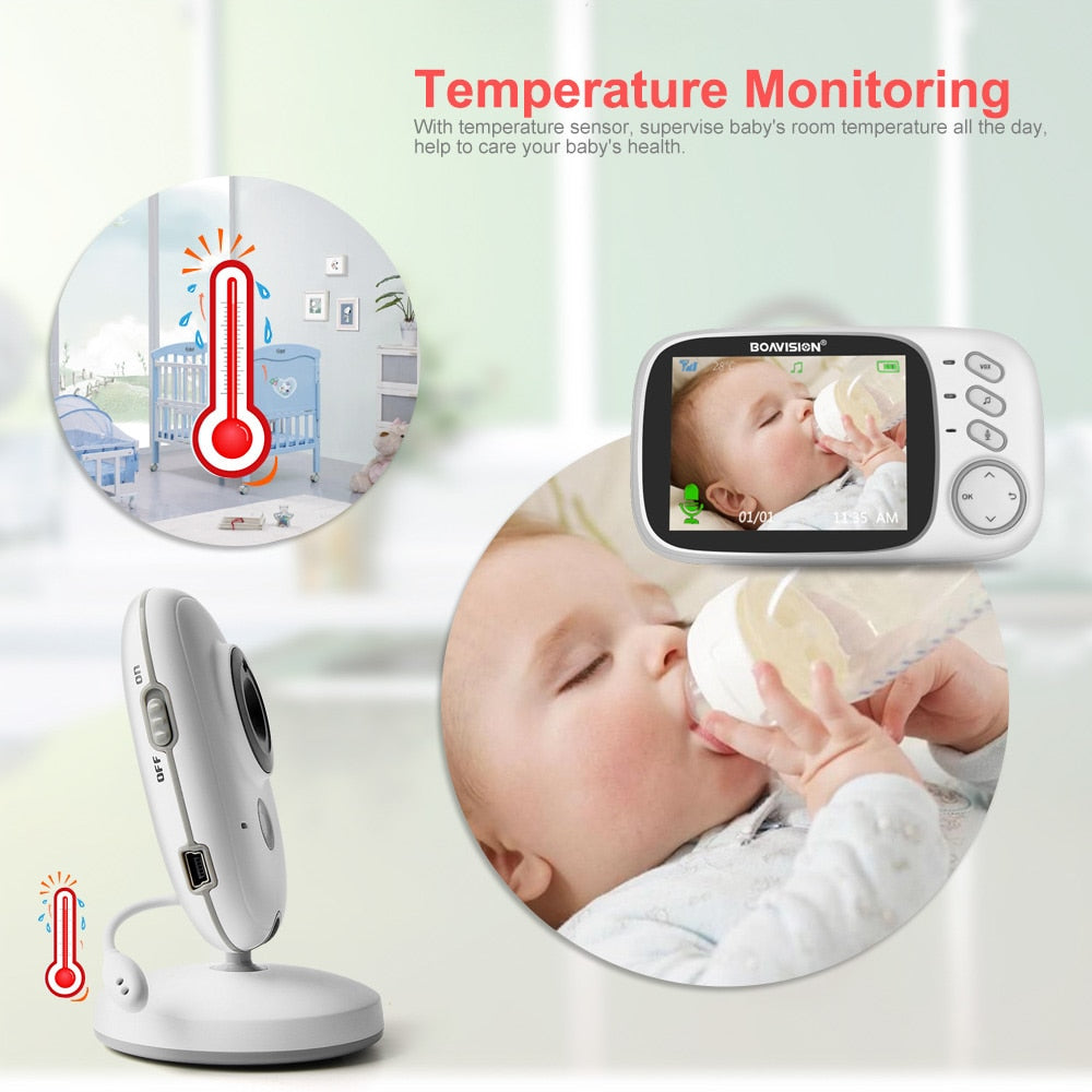 Wireless 2-Way Video Baby Monitor