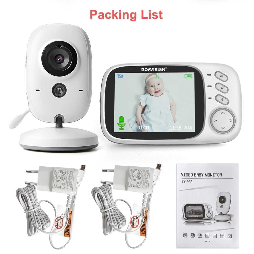 Wireless 2-Way Video Baby Monitor