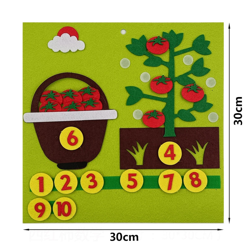 Tomato Field Math Toy for Kids for Early Educational