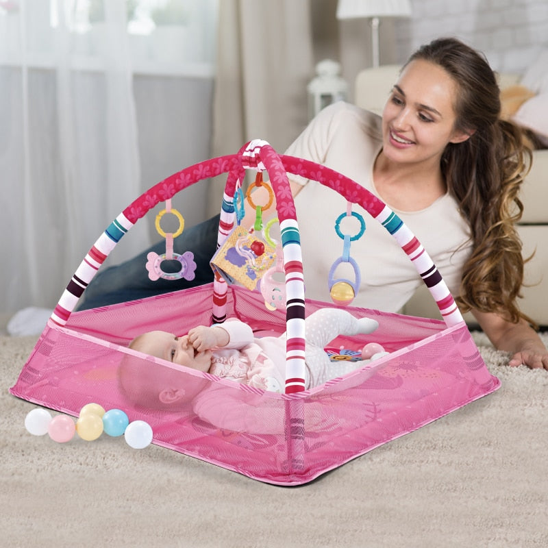 Baby Activity Mat with Frame For Crawling