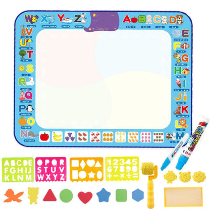 Water Drawing Mat with Magic Pens for Kids