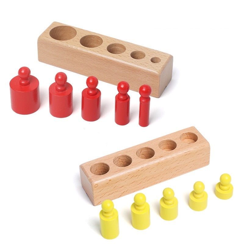 Shape Matching and Stacking Wooden Educational Toy for Kids