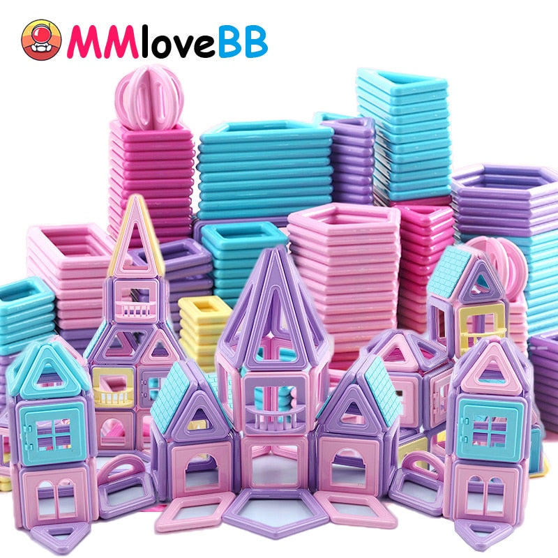 Mini Size Model Magnetic Building Blocks for Children