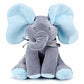 Plush Peekaboo Singing Elephant Toy