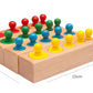 Shape Matching and Stacking Wooden Educational Toy for Kids