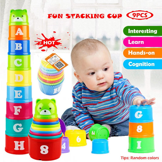 Figures & Letters Educational Stacking Cups Toy